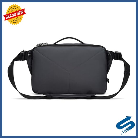 crossbody ipad travel bag MacCase Premium Leather Shoulder in Black BagsBackpacks Women's Clothing Size:One Size pebbled black genuine leather Nike Utility Power Backpack